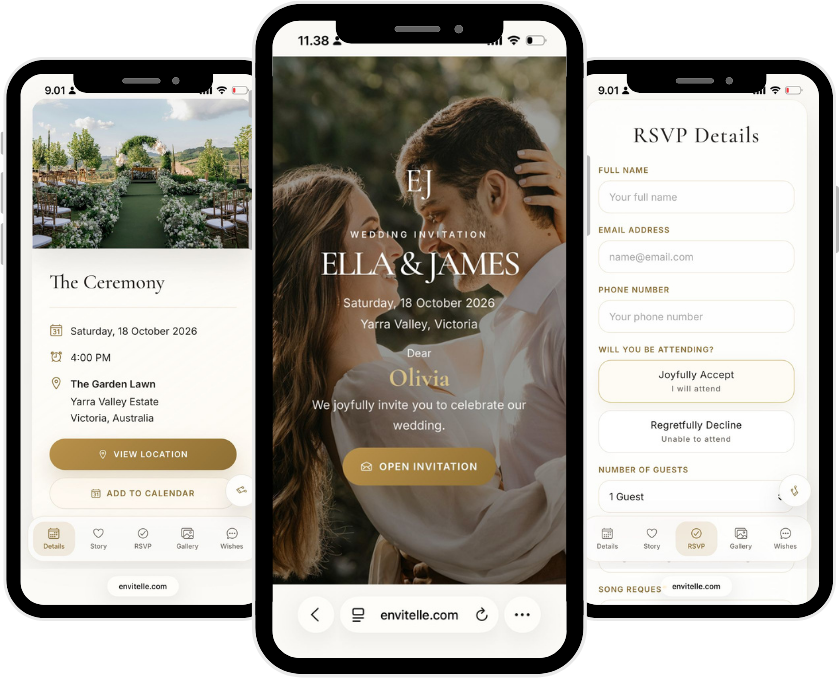 Ivory Gold Wedding Theme